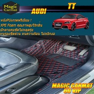 Audi TT 2006-2014 Coupe Set B (เฉพาะห้องโดยสาร2แถว) พรมรถยนต์ Audi TT Coupe พรม6D VIP Magic Carmat