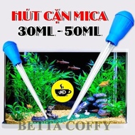 Fish feces suction pump, mica plastic aquarium sediment suction tube for artemia fish