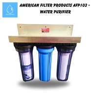 American Filter Products AFP103 - Water Purifier (2 x Sediment Filter + Activated Carbon Filter)