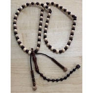 kiraan 1 juta Tasbih kombinasi TASBIH GEMUNGGAL GUNUNG + KAYU LUZ putih 8mm99biji with FREE 🎁
