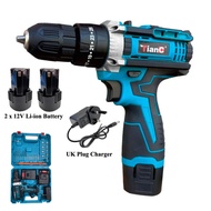 [ TianC ] (TC-D003) 12V Cordless Brushless Drill | 28Nm Torque | Rechargeable Lithium Battery