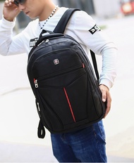 MAEVA Set Backpack กระเป๋าเป้สะพายหลังกันน้ำ กระเป๋าโน๊ตบุ๊ค  กระเป๋าเป้เดินทาง  MV-044 (สีดำ)