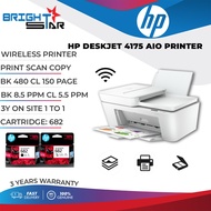 HP DESKJET 4175 AIO (WIRELESS FAX ADF PRINTER) / PRINT,  SCAN, COPY / BK 480 CL 150 PAGE / BK 8.5PPM