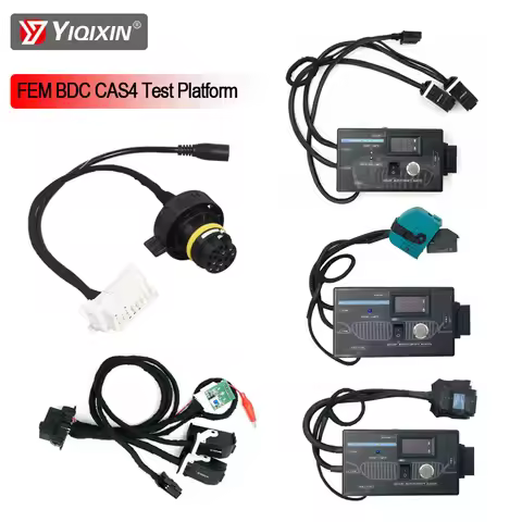 FEM BDC Module Testing Platform For BMW F20 F30 F35 X5 X6 I3 CAS2 CAS4 CAS4+ CAR Control Cable OBD P
