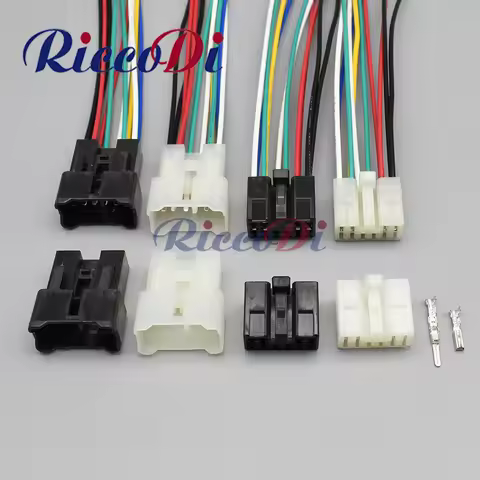 1 Set 10 Pin 2.3 Series Automobile Line Tail Socket For Toyota F3 F0 BYD G3 CD MG620055 MG610056 624