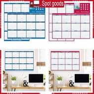 XI Double-Sided Wall Calendar 2024 Erasable Wall Calendar 12 Month Annual Yearly Wall Planner Easy to Clean