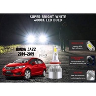 Honda Jazz 2014-2019 C6 LED Light Bulb 6000K White 1Pair 2pcs Car Headlight Mentor Lampu Besar