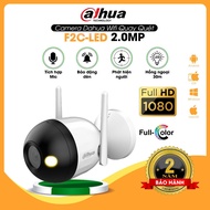 DAHUA Wifi Camera F2C-LED/F4C-LED 2MP/4MP, Outdoor, Night Color, Built-in Mic, Light Alarm, Genuine
