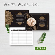 Custom Aesthetic Photo Wedding Guest Book - Elegant Wedding Guest Book - BTS