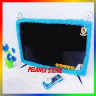 Character Tv Headbands Size 17-32 inch And 40-50 inch+Remote Cover LED Tv Cover Cover And Tube Character Fur Character Uk 17 21 24 To 40 42 43 50 Tv Headbands Samsung Polytron Sharp Lg Soft Material Thick Enter The Pseudo Tv Size