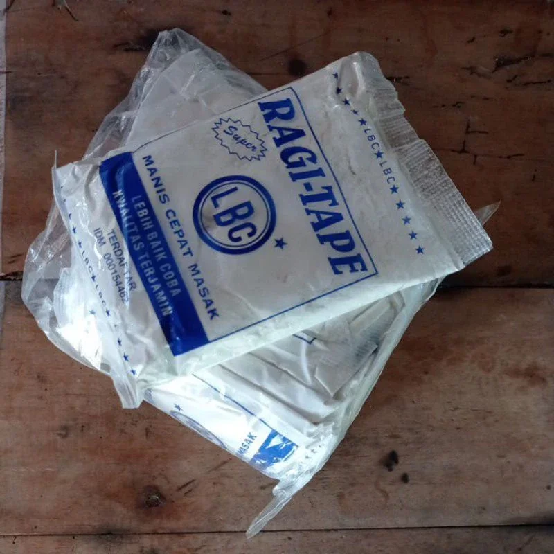 RAGI PEUYEUM/RAGI TAPE MEREK LBC ASLI SUDAH BPOM KEMASAN PACK (10 PCS)