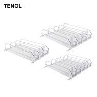 [TENOL] Self Pushing Organizer Fridge Can Dispenser Vending Machine Water Beverage Glide Rack Fridge