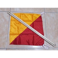 SEMAPUR FLAG + TWO PAIRS OF STICKS
