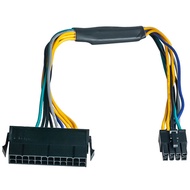 24 Pin to 8 Pin ATX PSU Power Adapter Cable for DELL Optiplex 3020 7020 9020 Precision T1700 12-Inch