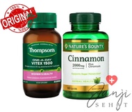 Paket Thompson Vitex 1500 Nature's Bounty Cinnamon untuk PCOS