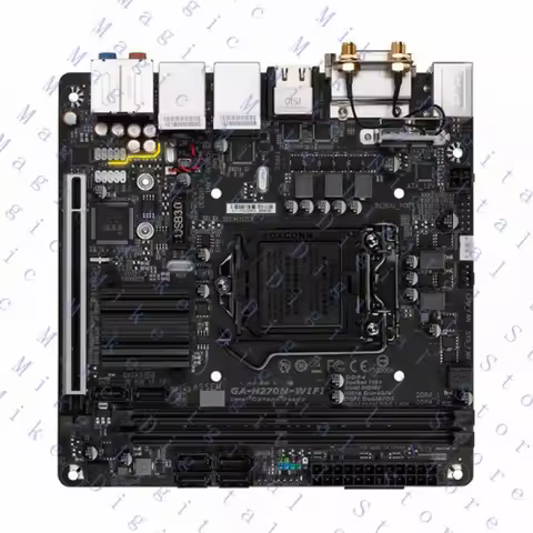 H FOR Gigabyte GA-H270N-WIFI Motherboard Intel H270 LGA 1151 DDR4 M.2 Mini-ITX DVI-D