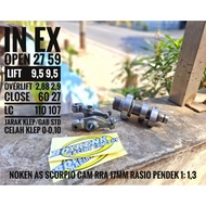 NOKEN AS RACING SCORPIO CAM ROLLER RRA 17MM SHORT RATIO 1:1.3 - BOYRENK RACING CONCEPT