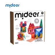 Mideer Mini Colorful Magnetic Tiles Pocket Set - Paperbox 66pcs
