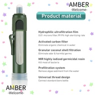 AMBER1 Mini Filter Straw Set, Water Bag Portable Water Purifier,  TUP Emergency Supplies Water Filte