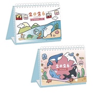 Optional Fun 2026 Desk Calendar Underwater World 115 Year Of The Horse Daling