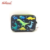 Skylar Pencil Case Wep-801-Di3 Dark Blue Dino 3D Hard Case Single Zipper
