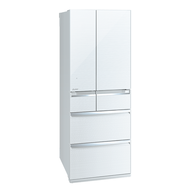 (可議價)MITSUBISHI 三菱電機 605L 日製玻璃鏡面 變頻六門冰箱(MR-WX61C-W-C/C1水晶白)