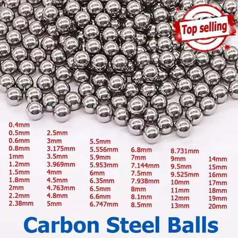 10-1000pcs Dia 1-20mm Carbon Steel Balls Solid Bearing Steel Ball 1.5/2/2.381/2.5/3/3.5/4/4.763/5/5.