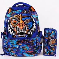 ∏۞ Spot Australian smiggle primary school student burden-reducing tiger schoolbag junior high school student large-capacity backpack pencil case