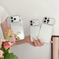 Plating Hard Mirror Phone Case For Realme 5 5i 6i 8 9i 12 13 4 15 16 Pro Plus 14T 15T Shockproof Cov