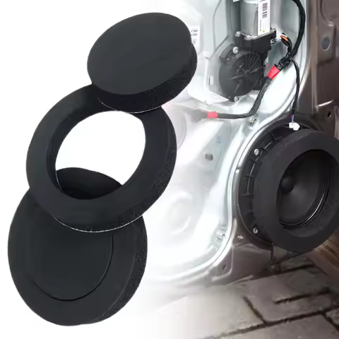 4/5/6.5 Inch Car Door Speaker Sound proof Sponge Sound Quality Improvement Bass Ring Foam Woofer Pad
