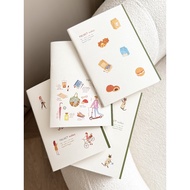 Notebook B6 Notebook/ Small Square Book/ Small Notebook/ DOODLE STRIPE NOTEBOOK B6