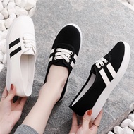 Xiaobai Casual Shoes Female Students Help Flat Canvas Shoes Lazy Shoes Board Low Sports 2026 Casual 