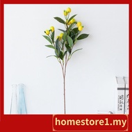 [HOMESTORE]A Bunch Artificial Lemon Branch with Green Leaves Artificial Fruit Lemon Tree