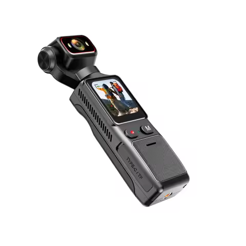 NCZOBOE 4K Handheld action camera 1.69“ touchscreen,4K Pocket camera Video recording camera, Recharg