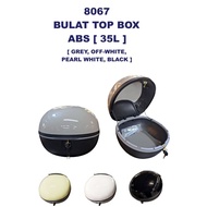 Round Top Box Motorcycle Box Double-layer Waterproof Box Motor BULAT Top Box 35L ABS Box Tail Box