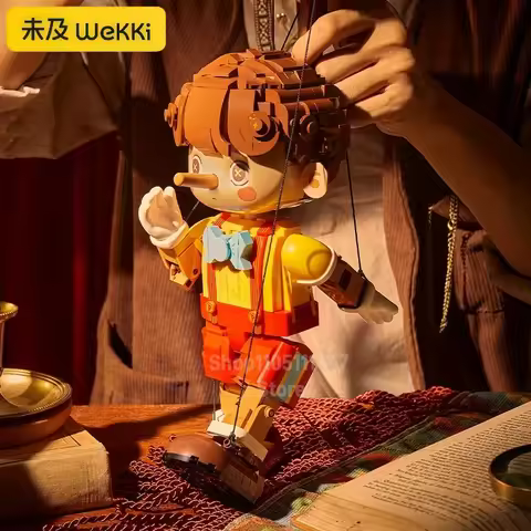 Wekki Pinocchio Building Blocks Anime Cartoons Classic Fairy Tale Assembling Models Toys Desktop Dec