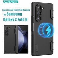 Nillkin เคสแข็งผิวด้านพับได้มีแม่เหล็กใหม่สำหรับ Samsung Galaxy Z Fold 6 Fold7 พีซีกันกระแทกแข็งเคสโ