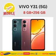 Vivo Y31 5G | 8GB + 256GB | Snapdragon 4 Gen 2 | 6500mAh Battery | 44W Fast Charge - 1Year Warranty