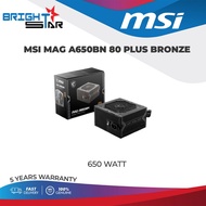 MSI MAG 80 Plus Bronze Power Supply (650W) A650BN