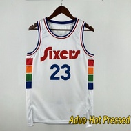 2025 NBA Hot pressed Philadelphia 76ers #23 LeBron James white City Edition basketball Jerseys