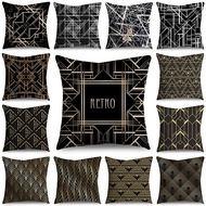 Single-sided Printing Geometric Pattern Polyester Cushion Cover Home Decoration Sofa Sarung Bantal Car Pillowcase