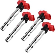 FLYPIG Ignition Coil Packs UF529 for Audi A4 A6 Q7 R8 S4 S5 TT VW Beetle CC Eos Touareg 3.0L 3.2L 4.