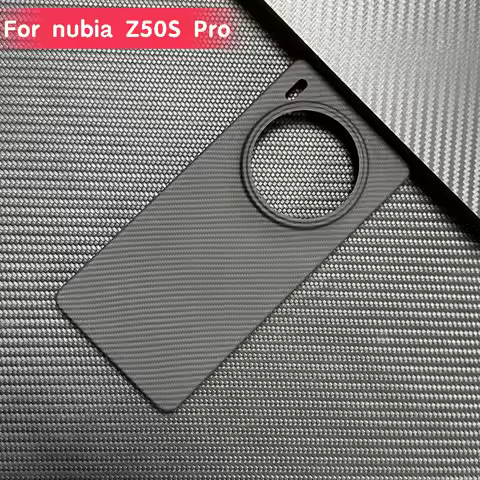 Genuine Carbon Fiber Case for nubia Z50S Pro Lightweight Ultra-thin Phone Cover Luxury Hard Shell Z5