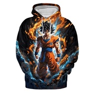 2024 New Style Dragon Ball Z Son Goku 3D Printing Spring Autumn Casual Sweatshirt Fashion Pullover H