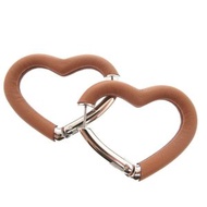 與新款 Hermès Au Coeur du Faubourg COEUR DU FAUBOURG 500243FKAU Swift 皮革耳環，鈀金，1401 [二手] HERMES