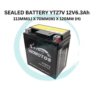 YTZ7 V YTZ7V SEALED BATTERY MOTOR YAMAHA NVX 155 V1 V2 NMAX 155 V1 V2 BATERI KERING