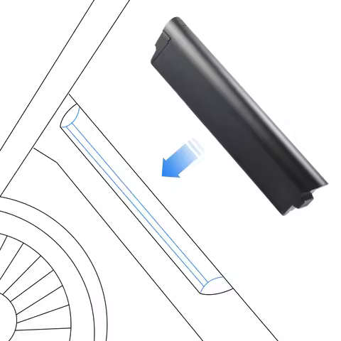Ebike 48V 7.8Ah Built-in Removable Battery 48V 374.4Wh Integrated Ebike Battery for Funhang EB-C2 El