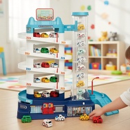 Child's Play Challenge Kit – Toy Car Construct, Parking Garage & Jigsaw Train  Kit Cabaran Main Kana