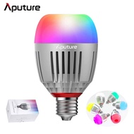 Aputure Accent B7C RGB Smart LED Light Bulb for Photographic Lighting Camera Dimming App Control Pho