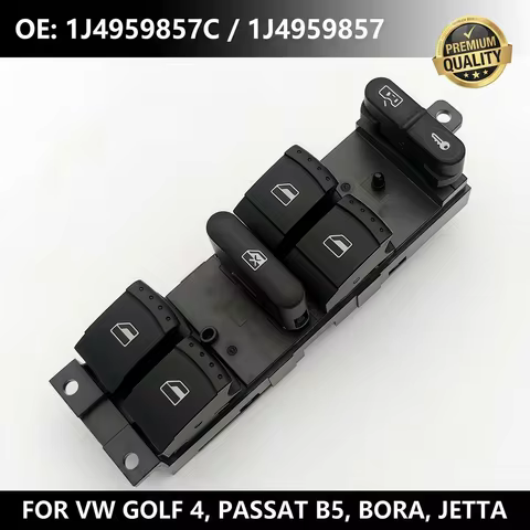 1J4959857C Master Electric Power Window Switch for VW Golf MK4 Bora Jetta Passat B5 1996-2005 1J4 95